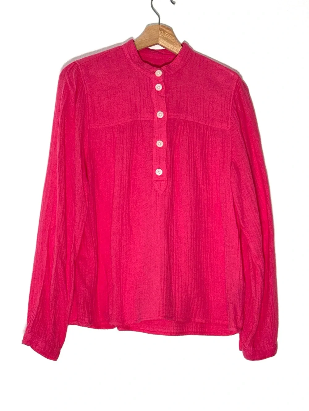 J.Crew Women’s Pink Gauze Blouse